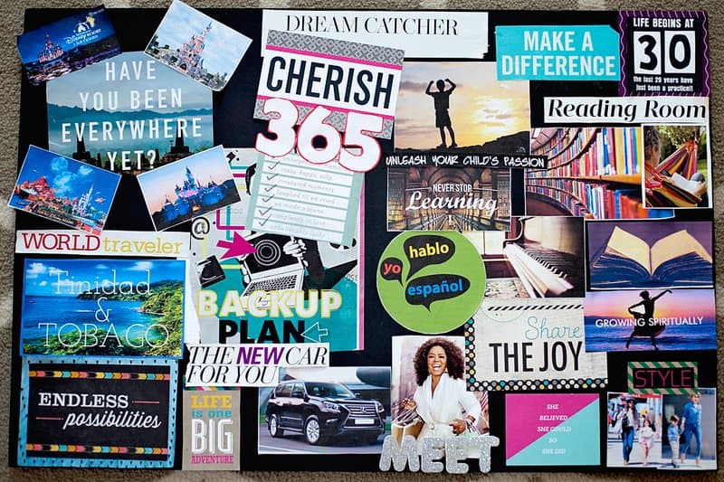 How to make a vision board that works - Crafty Chica