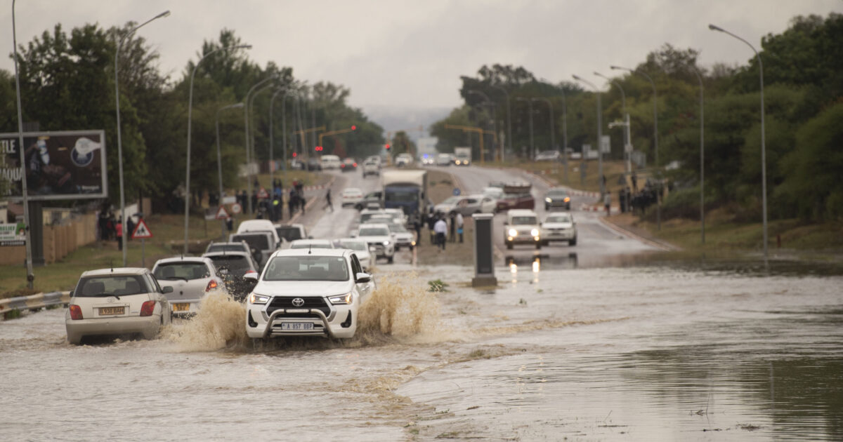 Flash Flood Warning Issued for Southwest Botswana 